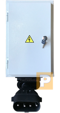 Ящик ЯВШ-3-100 У2 IP54 380В со штепсельным разъёмом ШК 4х60